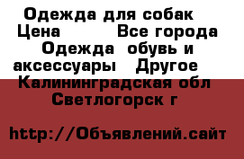 Одежда для собак  › Цена ­ 500 - Все города Одежда, обувь и аксессуары » Другое   . Калининградская обл.,Светлогорск г.